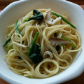 スマエリー's cooksnap of when they made ほうれん草としいたけの和風パスタ.