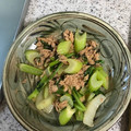 キャビィーママ's cooksnap of when they made ＊ツナとセロリの葉の炒め物.