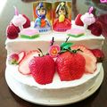 優しい歌's cooksnap of when they made ひなまつりに♪ひな壇ケーキ（2段＆3段）.