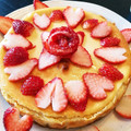 paddy　joy's cooksnap of when they made いちごのバラの切り方　飾り切り.