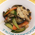 きえこ's cooksnap of when they made 茄子ときゅうりと豚コマのオイスター炒め.