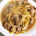 mi_lu224's cooksnap of when they made 鴨と玉ねぎのすき焼き風炒め.