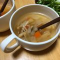 kinako10's cooksnap of when they made レストランの野菜たっぷりスープ.