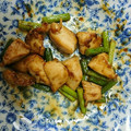 にゃにゃP's cooksnap of when they made 鶏肉とニンニクの芽のオイスターソース炒め.