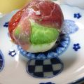 JIJI's cooksnap of when they made 生ハムアボカド 塩レモンサラダケーキ.