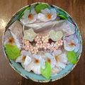 ピンキーマキっちょ's cooksnap of when they made ホワイトデーに簡単可愛いハートのリース.