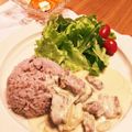 dear*m's cooksnap of when they made ポークストロガノフ.