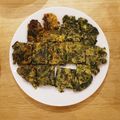 mirakui's cooksnap of when they made 卵なし！ちぢみほうれん草のチヂミ.