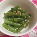 ♡chinoちゃん's cooksnap of when they made 簡単！いんげんの胡麻和え.