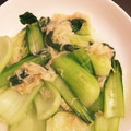 こてニャン's cooksnap of when they made ちんげん菜と帆立貝柱のとろみ炒め.
