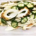 ふじる's cooksnap of when they made オクラとエノキのチクワ和え.