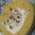 ﾌﾞﾗﾝﾄﾞﾝﾏﾏ's cooksnap of when they made 和風！あずきクリームのきな粉ロールケーキ.