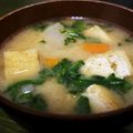 ゆっきー´∀｀）'s cooksnap of when they made 簡単！春菊とお揚げのお味噌汁.