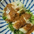 クック36YHFV☆'s cooksnap of when they made レンジだけ♪ピリ辛ダレで豚肉の水菜巻き.