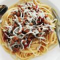 rybka's cooksnap of when they made 納豆梅しらすのパスタ.
