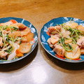 ゆりあんぬ's cooksnap of when they made 新玉ねぎとせせりの春炒め.