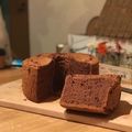 えりぽん2's cooksnap of when they made ミルクココア＊シフォンケーキ.