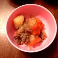 LuckyBerry's cooksnap of when they made 簡単♪調味料2つ！褒められ絶品肉じゃが.