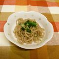 龍青空ママ's cooksnap of when they made 糸コンニャクのごま和え.
