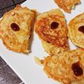 ペコポコ15's cooksnap of when they made 幼児食おやつにも☆鮭と小松菜のお好み焼き.