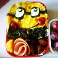 丸山さん◎'s cooksnap of when they made オムライス　お弁当　ミニオン　可愛い.