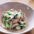 とものりのもと's cooksnap of when they made コマツナとツナのささっと辛子マヨ和え.