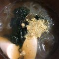 わたるんママ's cooksnap of when they made ワカメと春雨の胡麻スープ.