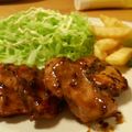 らなeri's cooksnap of when they made 簡単♪バルサミコの照り焼き風.
