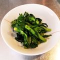 fumi0110's cooksnap of when they made 菜の花と春菊のごま油炒め.