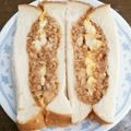 こげ岡's cooksnap of when they made そぼろサンドイッチ.