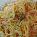 クックO16FRJ☆'s cooksnap of when they made ちょっと本格的な♡カルボナーラ♡.