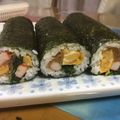 momonaomam's cooksnap of when they made ＊恵方巻～節分太巻き～＊.