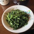 aki＊cook's cooksnap of when they made 三つ葉の胡麻炒め.