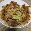 piyo☆pi's cooksnap of when they made 【ねぎ消費】たっぷりネギと米粉のチヂミ.