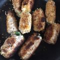 じゅりあ！'s cooksnap of when they made 牛バラロールカツ しそチーズ&エリンギ.