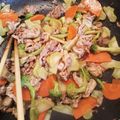 chie32's cooksnap of when they made 豚こまとブロッコリーの甘辛ニンニク炒め★.