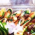 146cmママ's cooksnap of when they made 簡単晩ごはん 野菜の肉巻き甘辛ダレ.