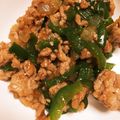 ♩キティ♩'s cooksnap of when they made 簡単に！ひき肉とピーマンの甘辛炒め♪.