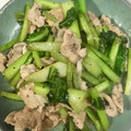 asas496's cooksnap of when they made 豚肉と小松菜の酢炒め♪簡単.