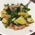 megomo's cooksnap of when they made 春の香り♪菜の花とじゃがいも♪.