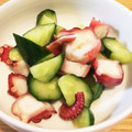 ゆみみみみみみ7's cooksnap of when they made タコの梅きゅうり和え.