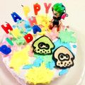 papikun's cooksnap of when they made スプラトゥーン バースデーケーキ.