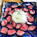 クックVGMAGM☆'s cooksnap of when they made 牛のたたき 〜ガーリックソース添え〜.