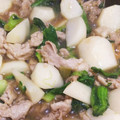 riko77's cooksnap of when they made ご飯おかわり！かぶと豚肉のこってり炒め.