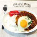 マーシ☆'s cooksnap of when they made 秋田のB級グルメ！？目玉カレー.