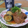 ダイナマイト漆黒's cooksnap of when they made 茄子と牛肉の山椒風味な揚げびたし。.