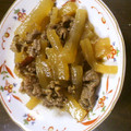 クックS1NN2R☆'s cooksnap of when they made 大根と牛肉の中華風ピリ辛炒め煮.