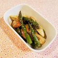 Richland☆Y's cooksnap of when they made ★アスパラ＆チクワのオイマヨ炒め★.