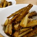 なおきんとん's cooksnap of when they made 太いゴボウで素揚げ うま煮.