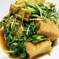 ミニオン♪'s cooksnap of when they made 旬の水菜と厚揚げの煮物.